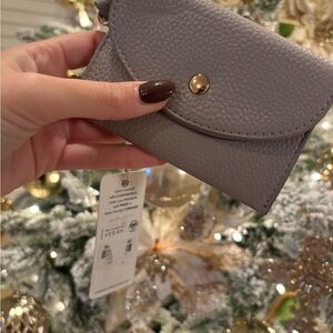 Vegan Leather Gray Wallet